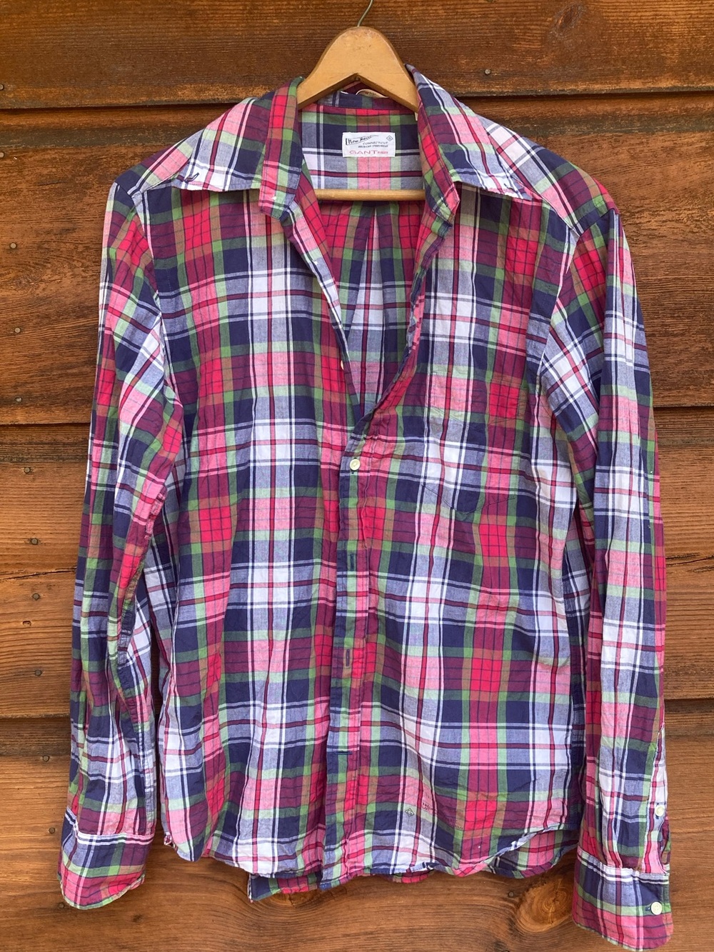 Madras GANT Button-Up Shirt